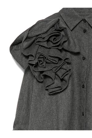 grey wool jacket DOUUOD KIDS | DX5A00I0296808